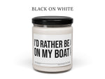 Funny Boat Candle, Captain Gift, Custom Boat Owner Gift, Boat Humor, Christmas Boat Gift under 25