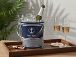 Boat Ice Bucket, Boat Gift, Nautical Wine Chiller, Gift for Sailor, Coastal Barware, Yacht Decor