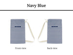 Personalized Large Laundry Bag, Boat Gift, Personalized Striped Bag, Custom Laundry Bag