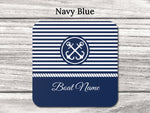 Custom Boat Coaster, Boating Accessories, Boat Gifts for Men, Nautical Coaster Set, Yacht Accessories, Boat Decor