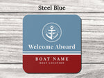 Boat Coaster, Nautical Coaster Set, Sailing Themed Gift with Boat Name