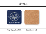Nautical Boat Gift, Boat Gifts, Family Coaster, Yacht Accessories, Nautical Coaster