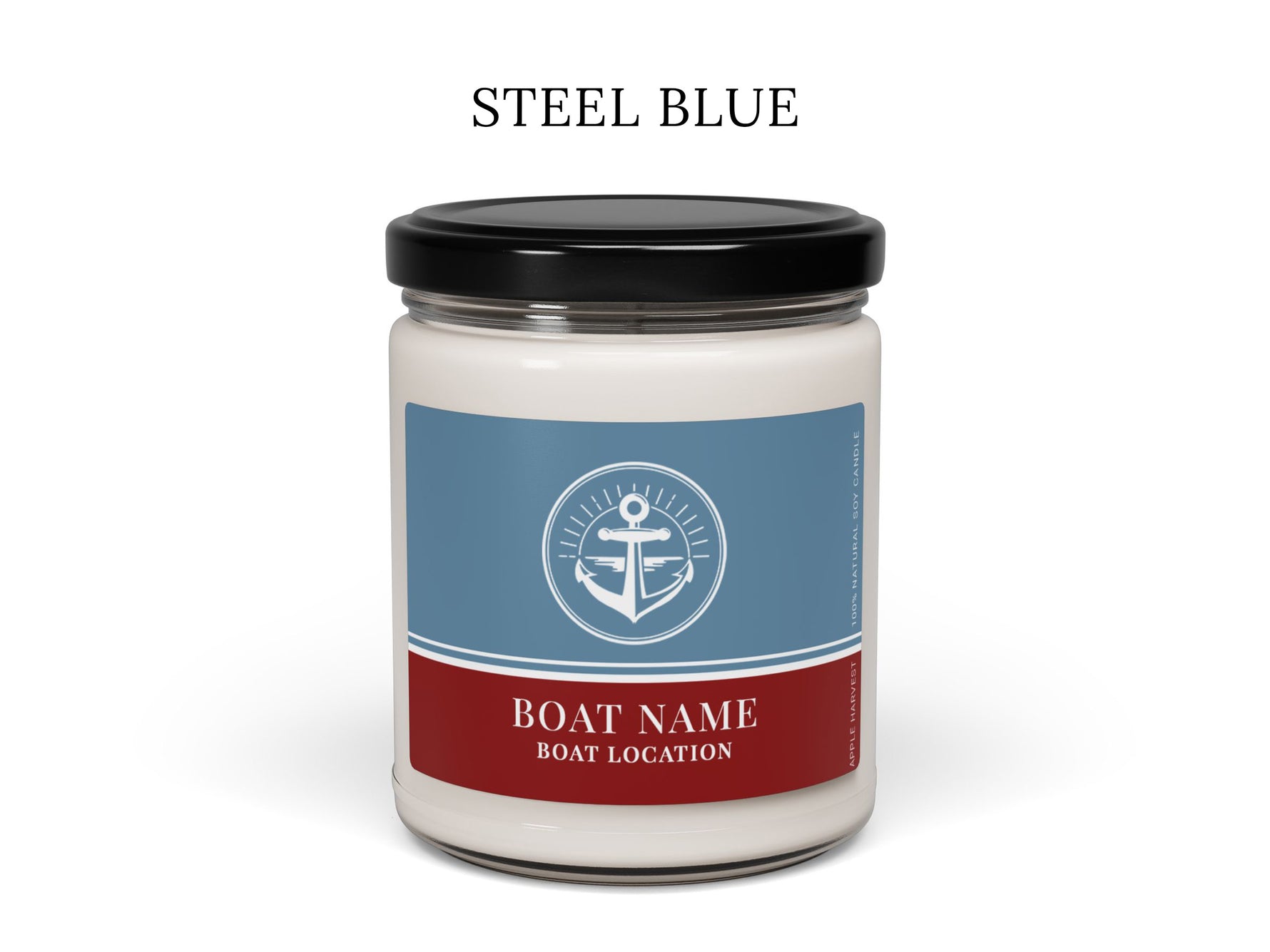 Custom Boating Candle, Boat Captain Gift, Personalized Nautical Candle, Boat Owner Gift