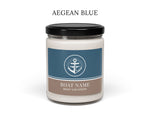 Custom Boating Candle, Boat Captain Gift, Personalized Nautical Candle, Boat Owner Gift