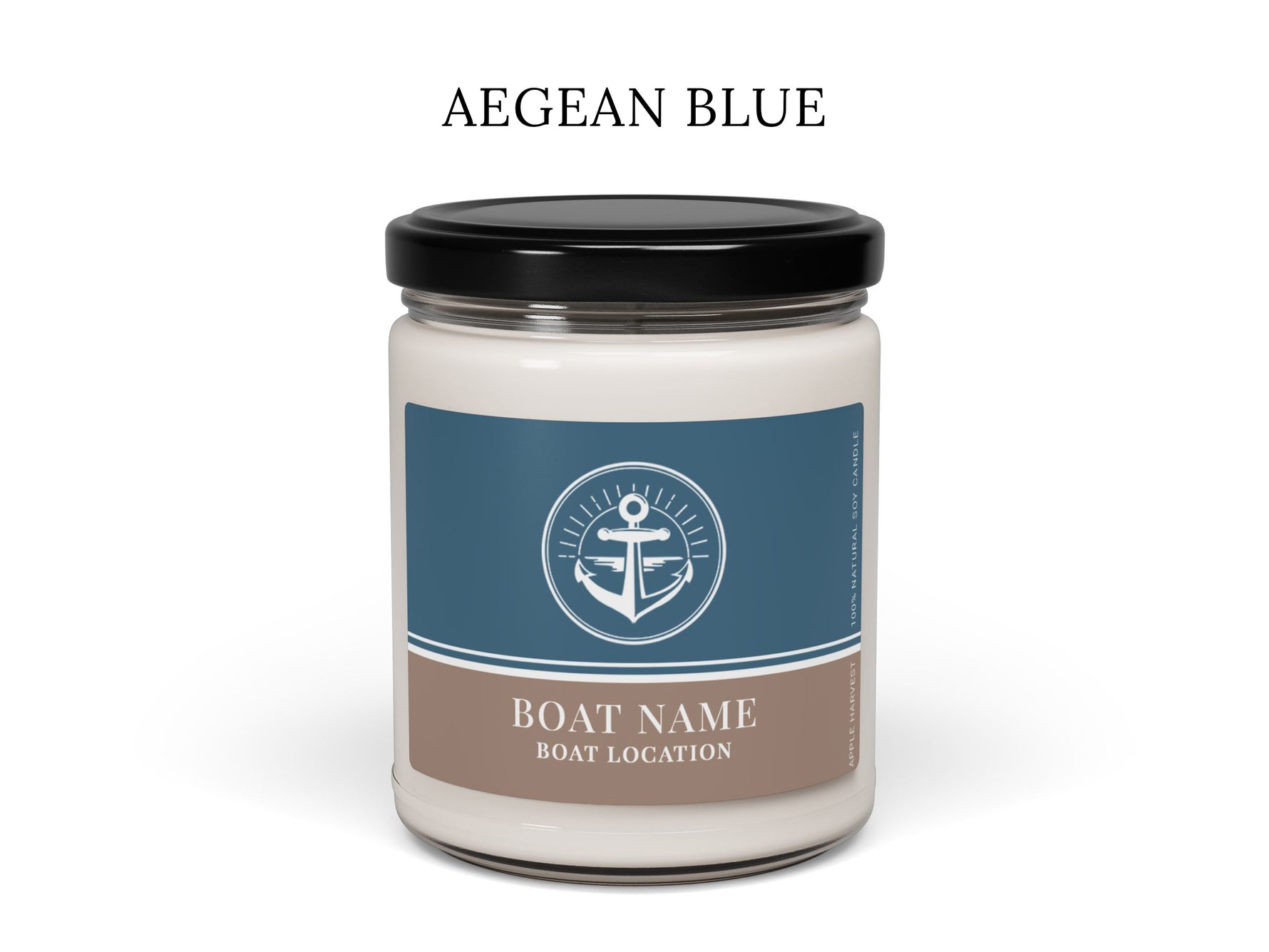 Custom Boating Candle, Boat Captain Gift, Personalized Nautical Candle, Boat Owner Gift