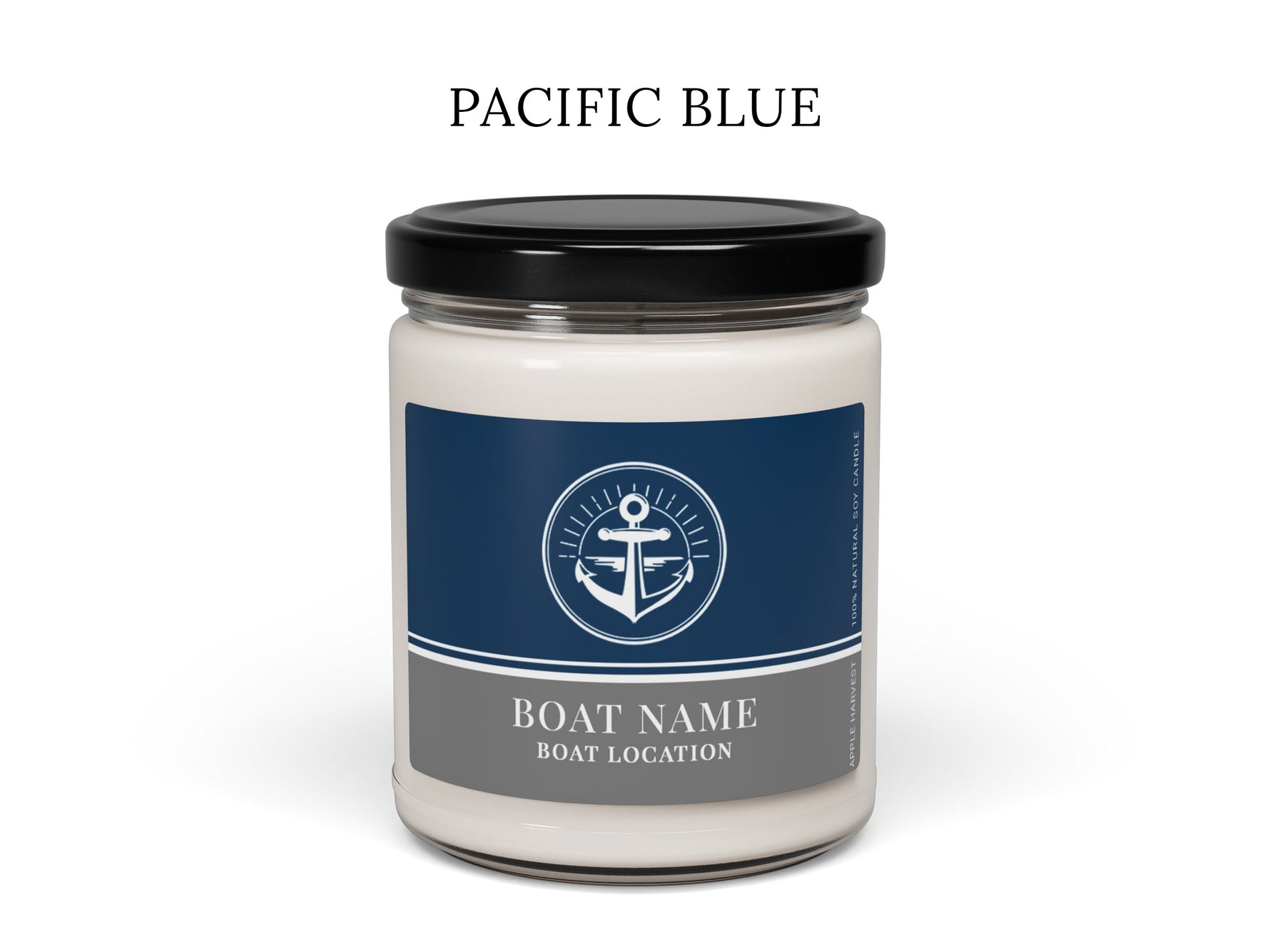 Custom Boating Candle, Boat Captain Gift, Personalized Nautical Candle, Boat Owner Gift