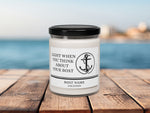 Boat Name Candle, Custom Boat Gift, Boat Humor, Custom Nautical Candle, Christmas Gift under 30