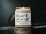 Boat Name Candle, Custom Boat Gift, Boat Humor, Custom Nautical Candle, Christmas Gift under 30