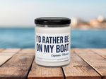 Funny Boat Candle, Captain Gift, Custom Boat Owner Gift, Boat Humor, Christmas Boat Gift under 25