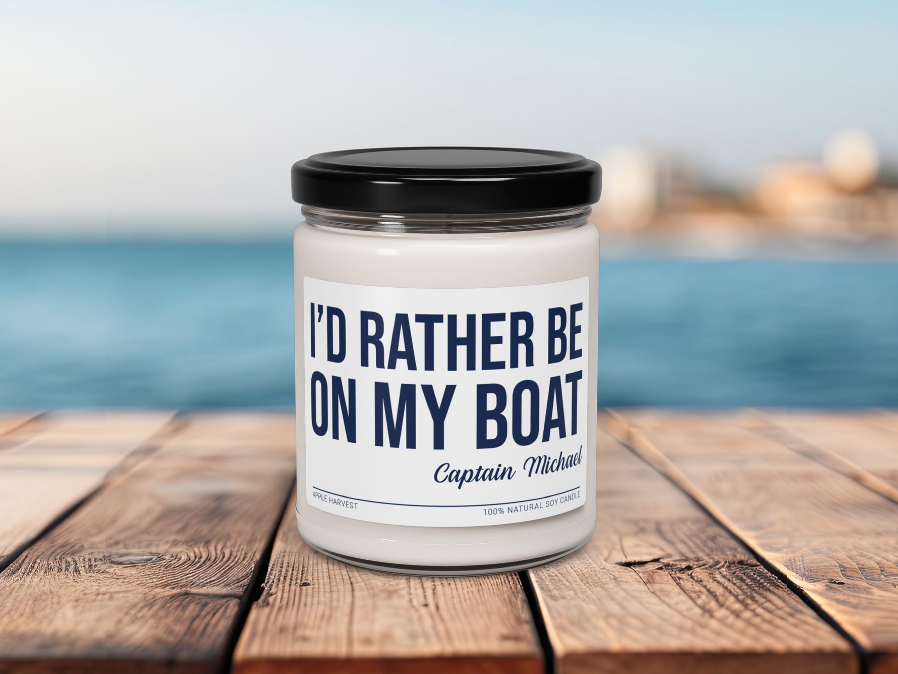 Funny Boat Candle, Captain Gift, Custom Boat Owner Gift, Boat Humor, Christmas Boat Gift under 25
