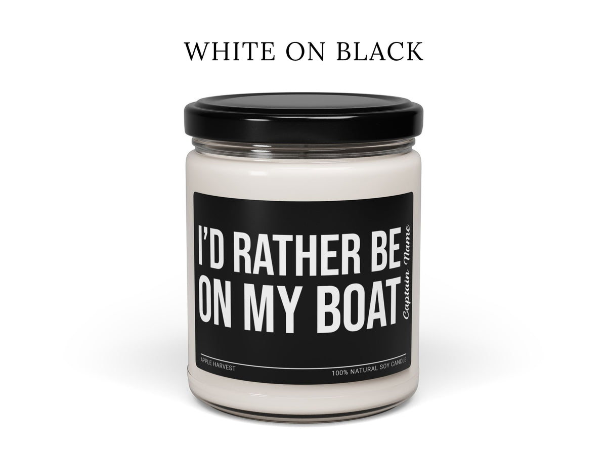 Funny Boat Candle, Captain Gift, Custom Boat Owner Gift, Boat Humor, Christmas Boat Gift under 25