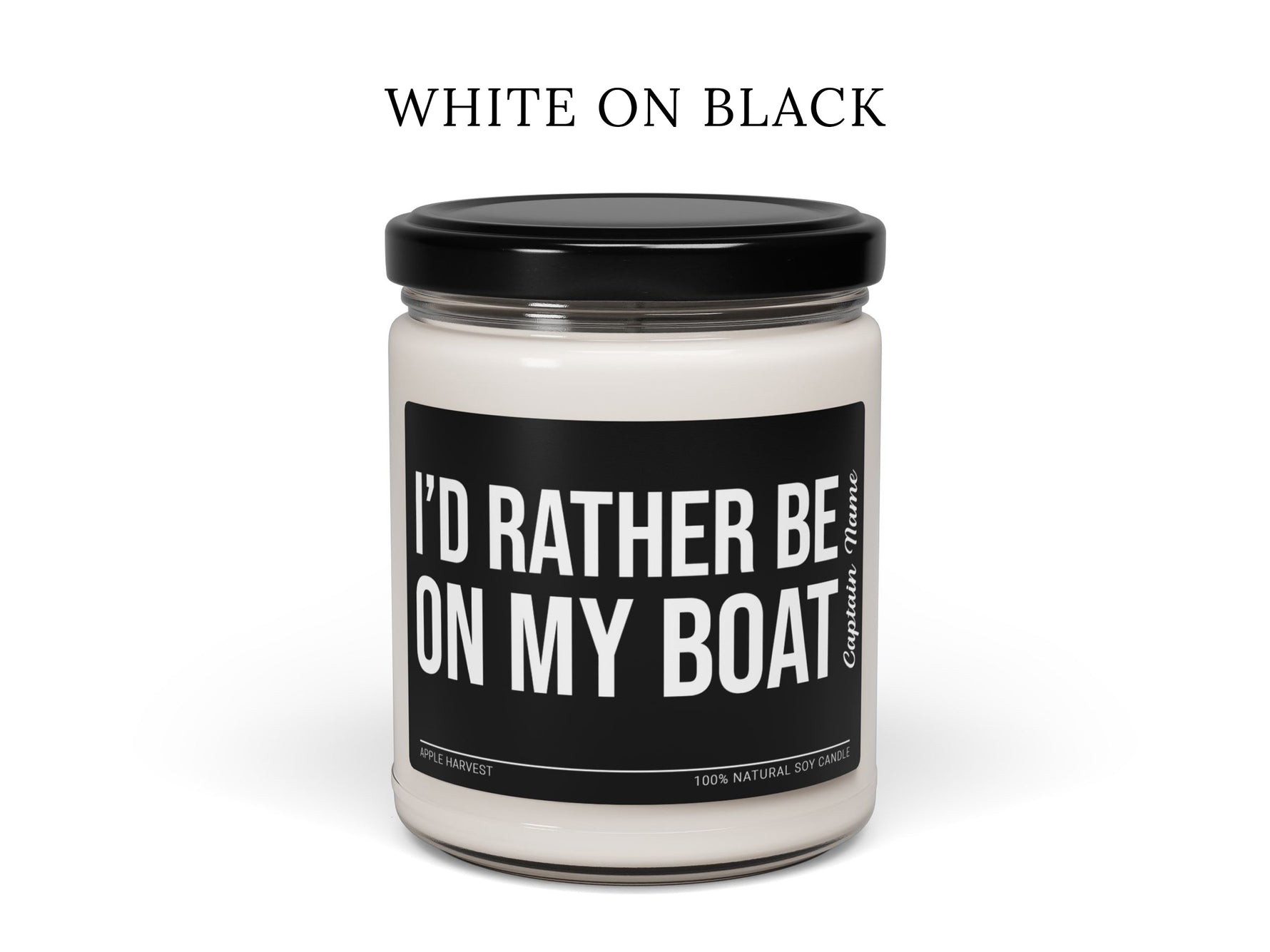 Funny Boat Candle, Captain Gift, Custom Boat Owner Gift, Boat Humor, Christmas Boat Gift under 25