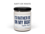 Funny Boat Candle, Captain Gift, Custom Boat Owner Gift, Boat Humor, Christmas Boat Gift under 25