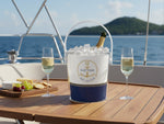 Nautical Ice Bucket, Boat Gift, Nautical Barware, Lake House Gift, Boat Decor, Wine Lover Gift