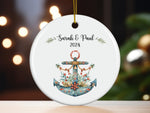 Custom Nautical Christmas Ornament, Personalized Nautical Gift for Sailors