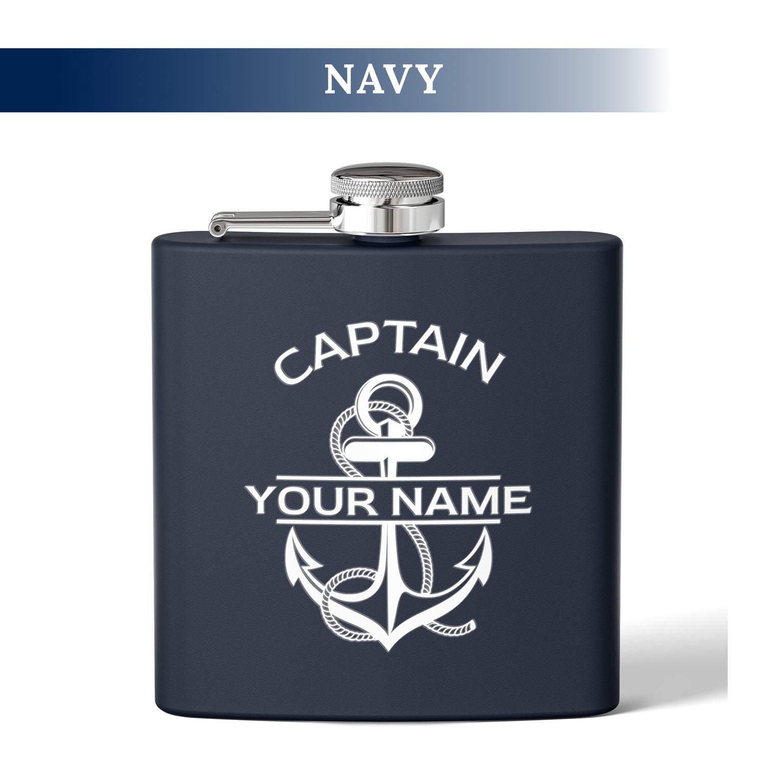 Custom Nautical Flask | Upwind Design