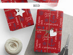 Custom Ocean Themed Holiday Gift Wrap, Personalized Nautical Wrapping Sheet