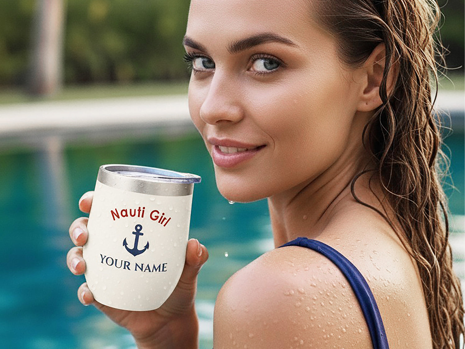 Boat Wedding Gift, Nautical Wine Tumbler, Matching Gift for Sailing Couple, Boat Bachelorette Gift