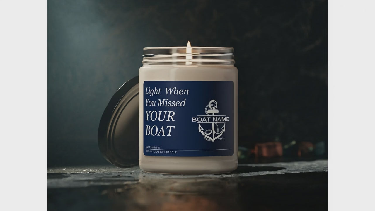 Miss Your Boat Candle | Upwind Design