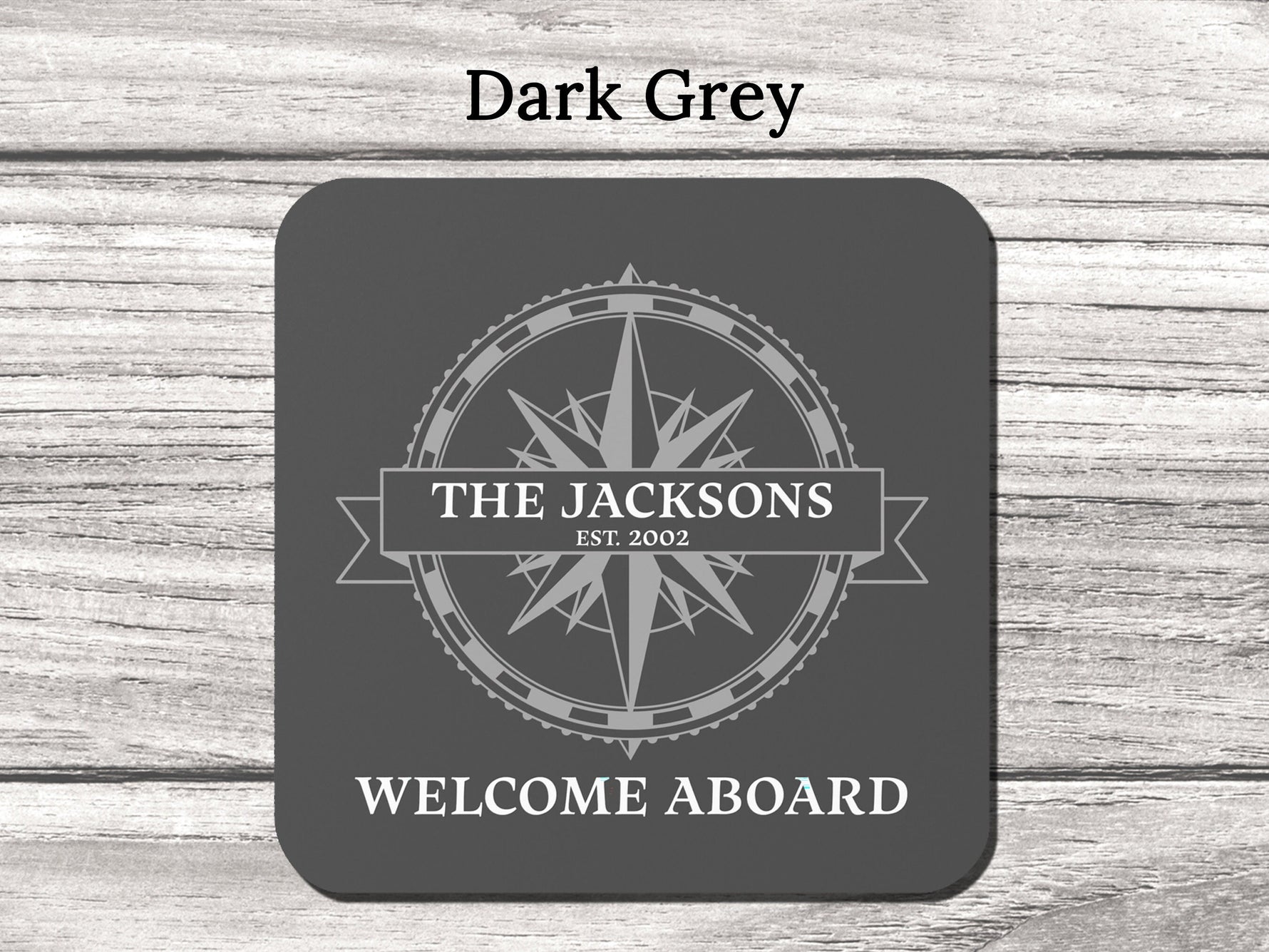 Nautical Boat Gift, Boat Gifts, Family Coaster, Yacht Accessories, Nautical Coaster