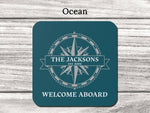 Nautical Boat Gift, Boat Gifts, Family Coaster, Yacht Accessories, Nautical Coaster