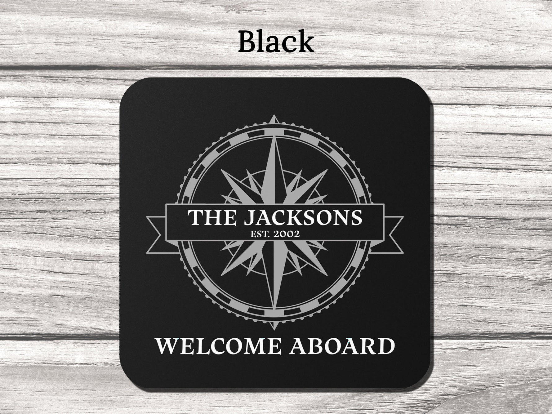 Nautical Boat Gift, Boat Gifts, Family Coaster, Yacht Accessories, Nautical Coaster