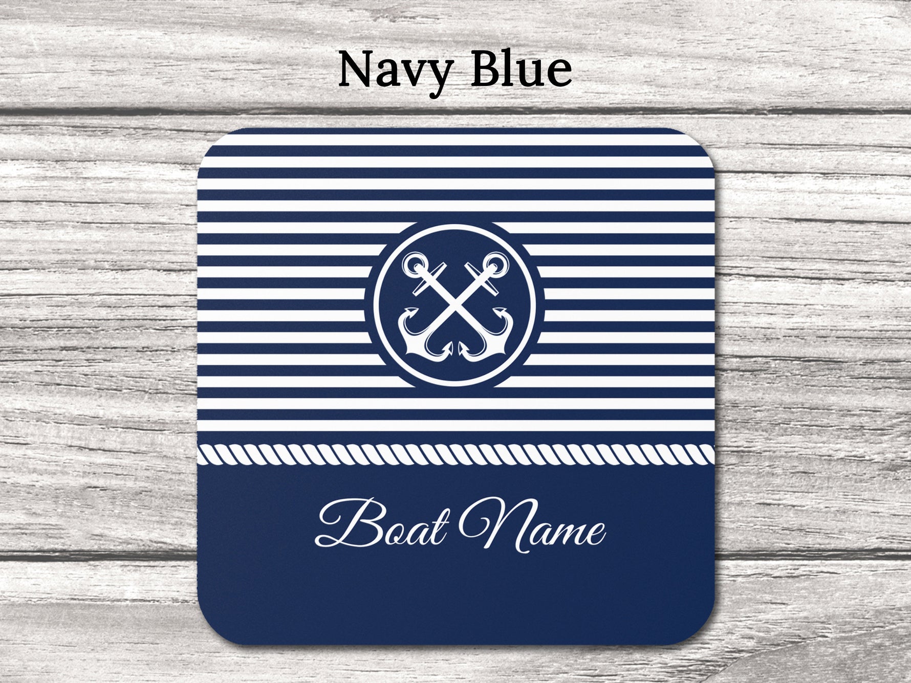 Custom Boat Coaster, Boating Accessories, Boat Gifts for Men, Nautical Coaster Set, Yacht Accessories, Boat Decor